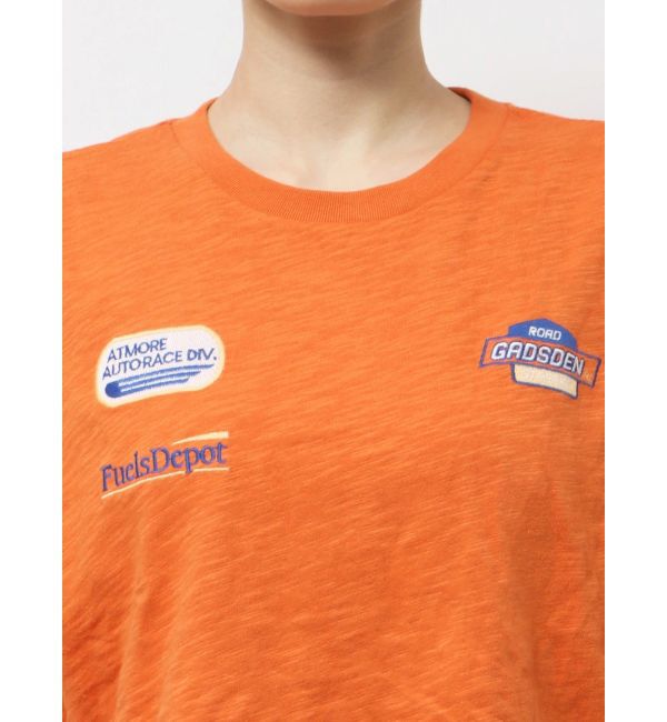 Ungrid「エンブロイダリーダメージロゴTee」|Tシャツ・カットソー|