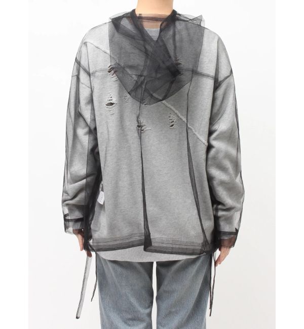 Ungrid「フードデザインチュールトップス」|その他|