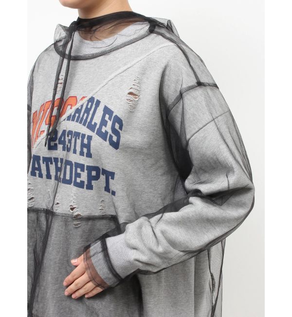 Ungrid「フードデザインチュールトップス」|その他|