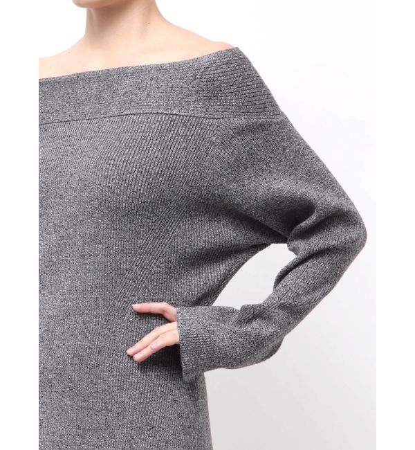 LAGUNAMOON「オフショルリブニットワンピース」|ワンピース|