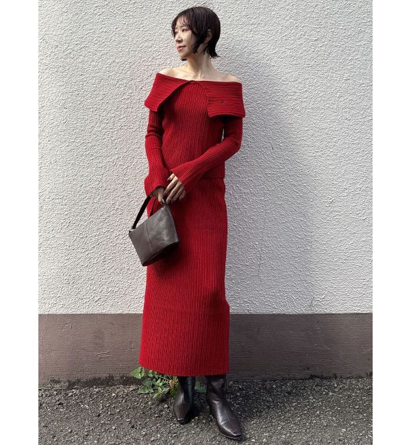 LAGUNAMOON「【POLO BCSコラボ】ワイドカラーニットプルオーバー」|ニット・セーター|