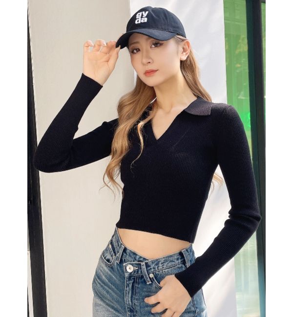 GYDA「Square gyda embroideryキャップ」|キャップ・キャスケット|