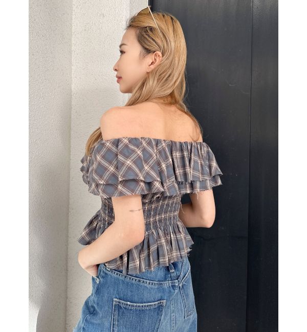 GYDA「2WAYフリルオフショルブラウス」|シャツ・ブラウス|
