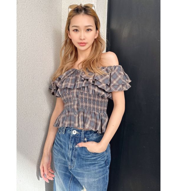 GYDA「2WAYフリルオフショルブラウス」|シャツ・ブラウス|ミックス