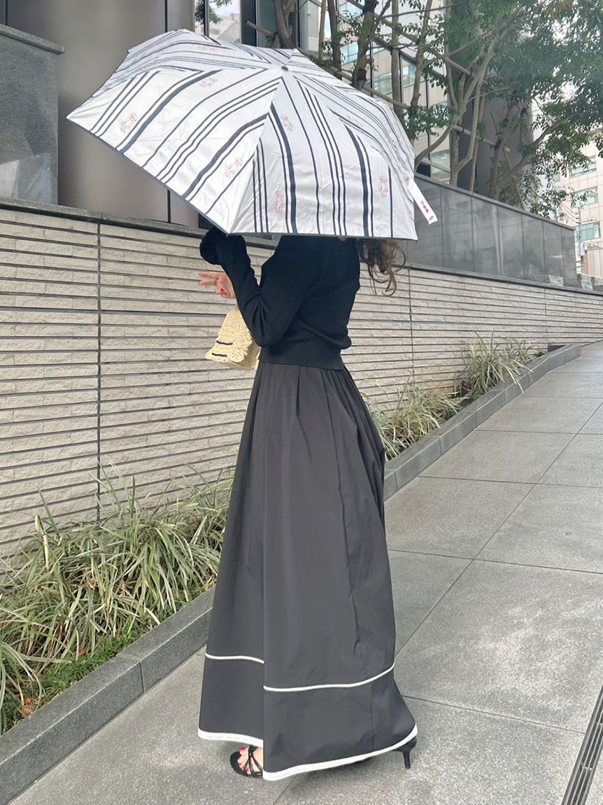 LILY BROWN「【LILY BROWN&times;PROTECT U】Lily Bearモチーフ晴雨兼用折り畳み日傘」|傘|