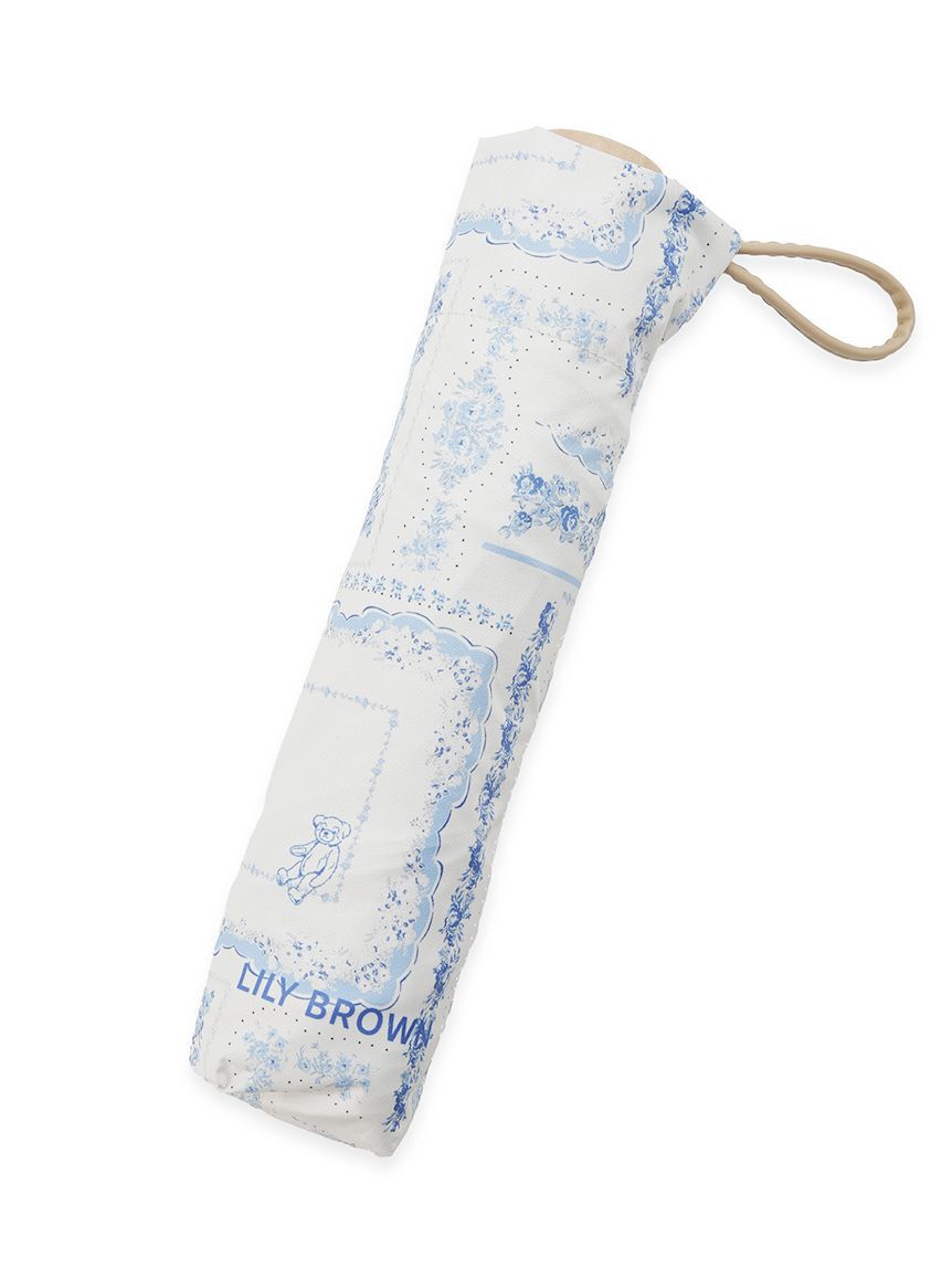 LILY BROWN「【LILY BROWN&times;PROTECT U】Lily Bearモチーフ晴雨兼用折り畳み日傘」|傘|