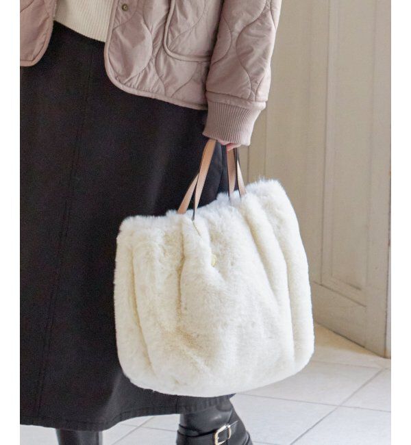 ikka「エコファー3層ポケットトートバッグ」|その他|