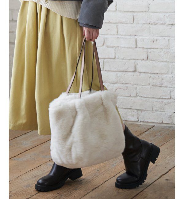 ikka「エコファー3層ポケットトートバッグ」|その他|