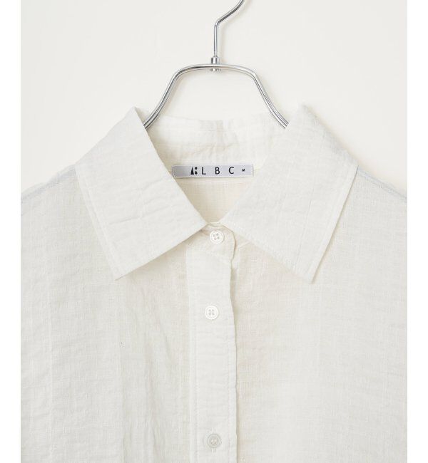 Lbc with Life「針抜きシアーボックスシルエットシャツ」|シャツ・ブラウス|