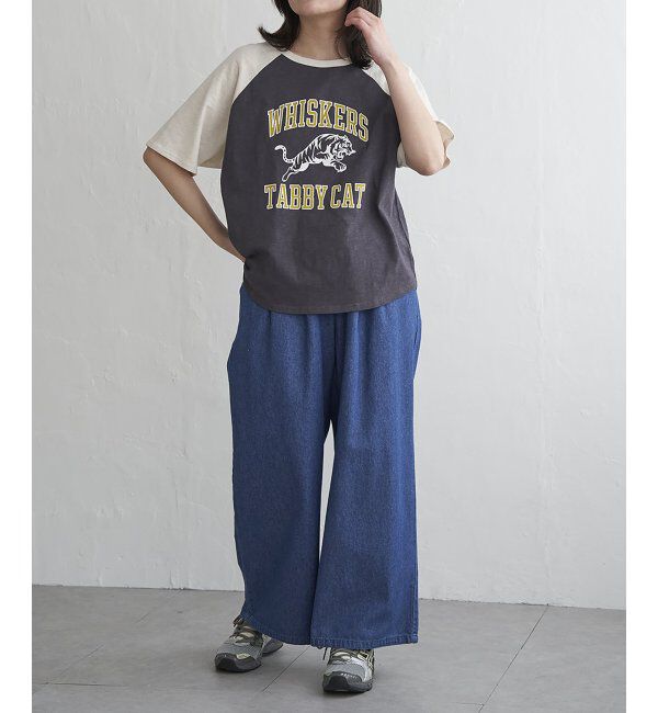 VENCE share style「WHISKERSラグランT」|Tシャツ・カットソー|