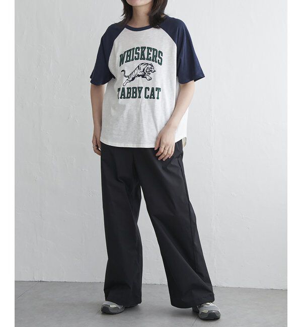 VENCE share style「WHISKERSラグランT」|Tシャツ・カットソー|