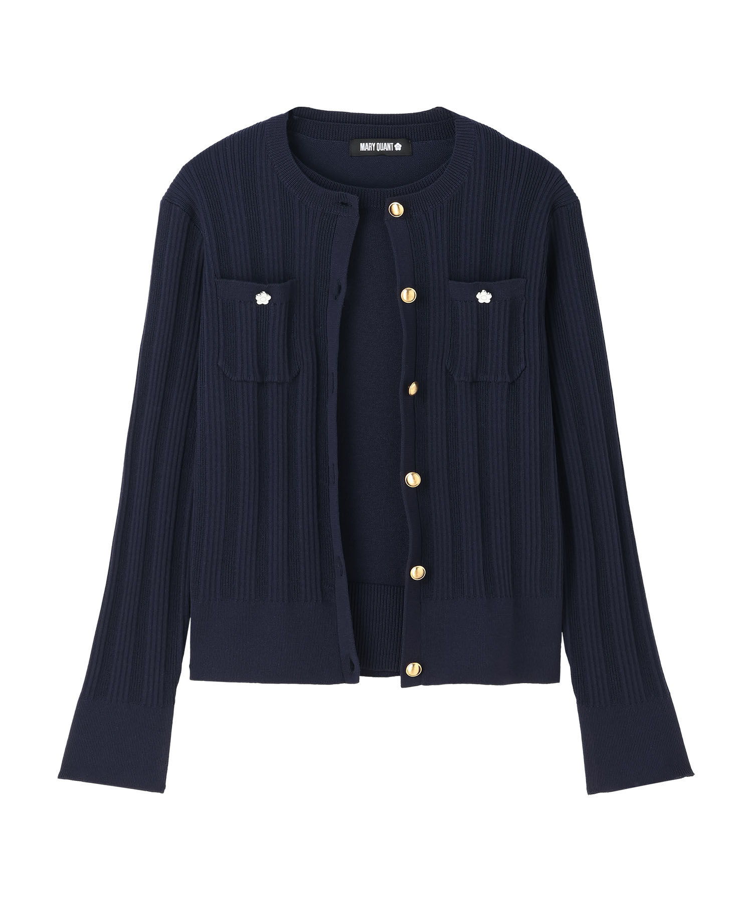 MARY QUANT「ゴールドボタン アンサンブル」|カーディガン|