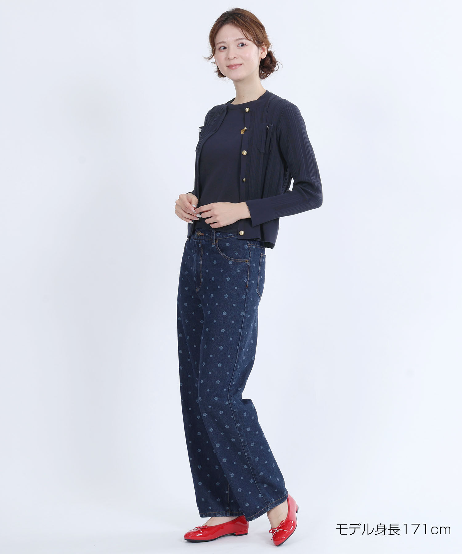 MARY QUANT「ゴールドボタン アンサンブル」|カーディガン|