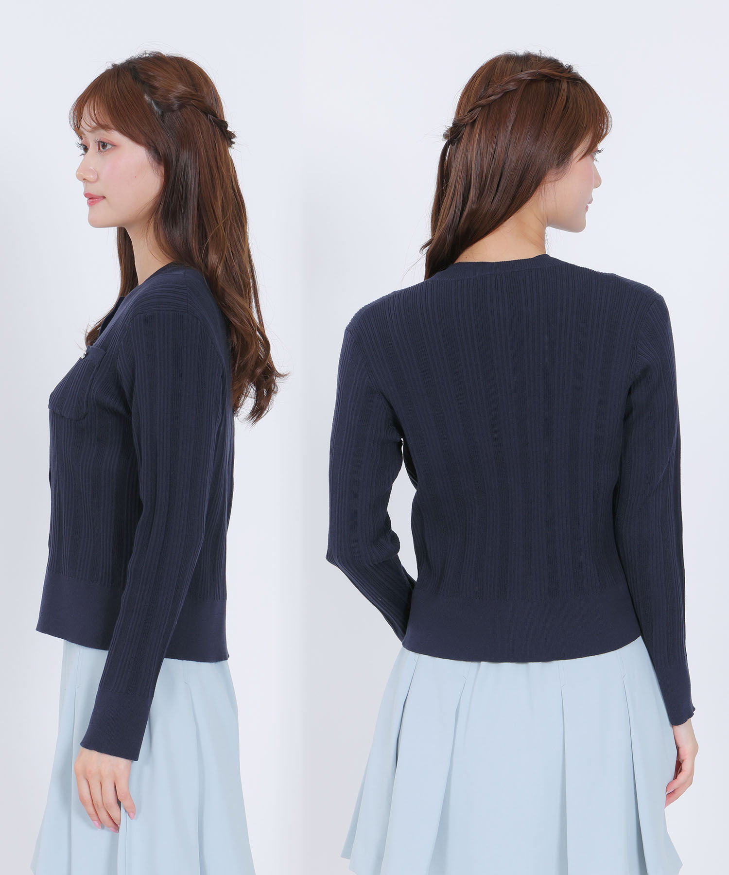 MARY QUANT「ゴールドボタン アンサンブル」|カーディガン|