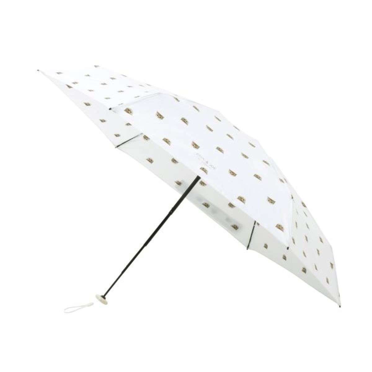 PAUL&JOE「ＰＪ／折傘コンパクト／ヌネット」|傘|ホワイト