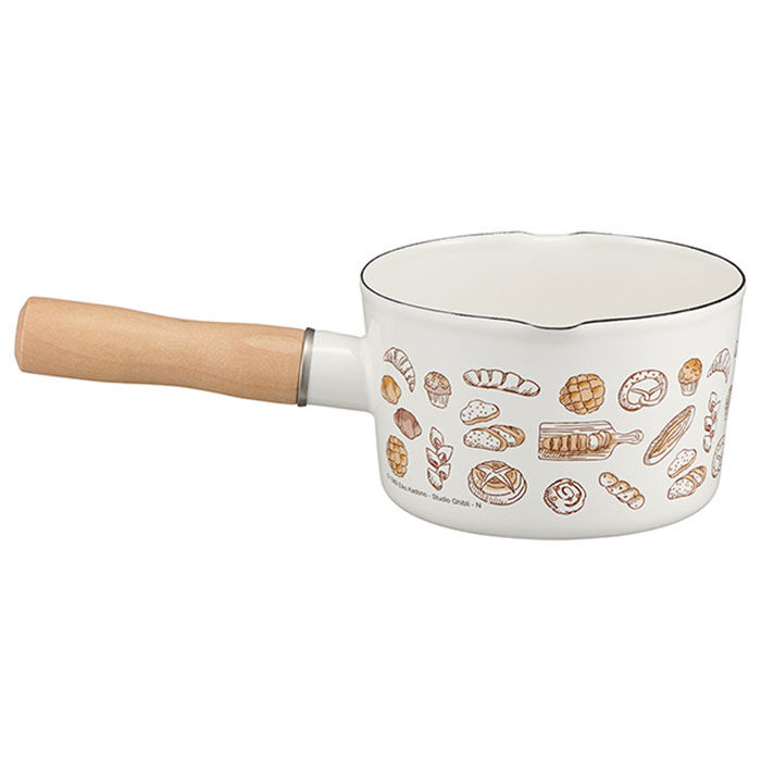 BACKYARD FAMILY「skater スケーター ミルクパン ホーロー キャラクター 通販 鍋 フライパン 片手鍋 深鍋」|食器・キッチングッズ|