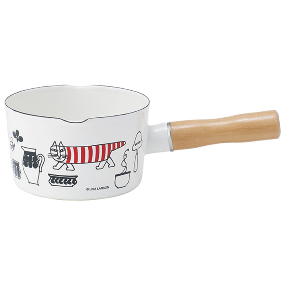 BACKYARD FAMILY「skater スケーター ミルクパン ホーロー キャラクター 通販 鍋 フライパン 片手鍋 深鍋」|食器・キッチングッズ|ホワイト5