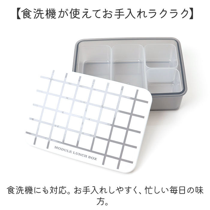 BACKYARD FAMILY「弁当箱 小分けケース付き 通販 お弁当箱 小分け ケース ランチボックス MODULE LUNCH」|食器・キッチングッズ|