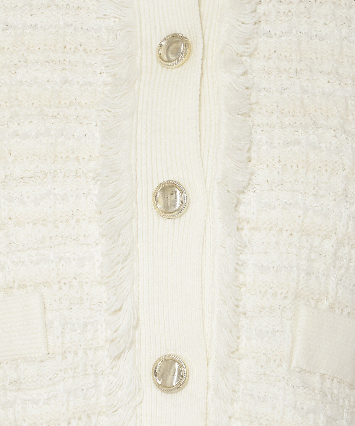 アンドクチュール「ツイードライクニットカーディガン」|カーディガン|