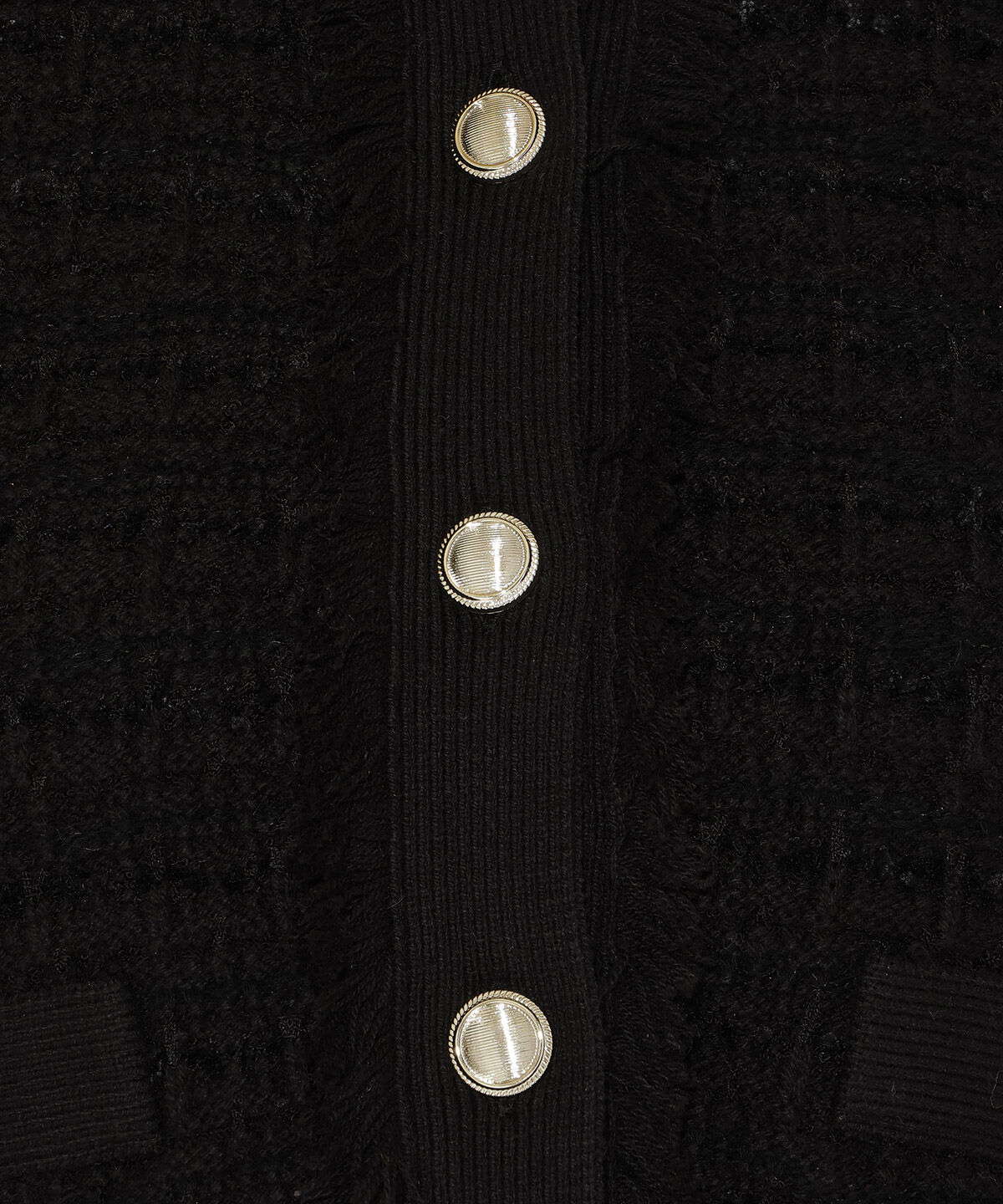 アンドクチュール「ツイードライクニットカーディガン」|カーディガン|