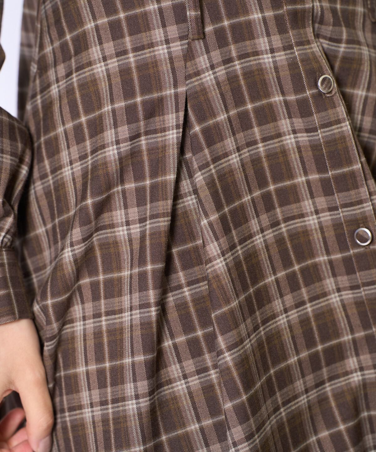 アンドクチュール「フリルケープシャツワンピース」|ワンピース|