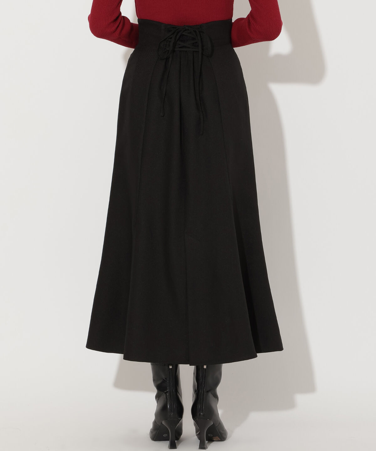 アンドクチュール「フロントZIPマーメイドスカート」|フレア|
