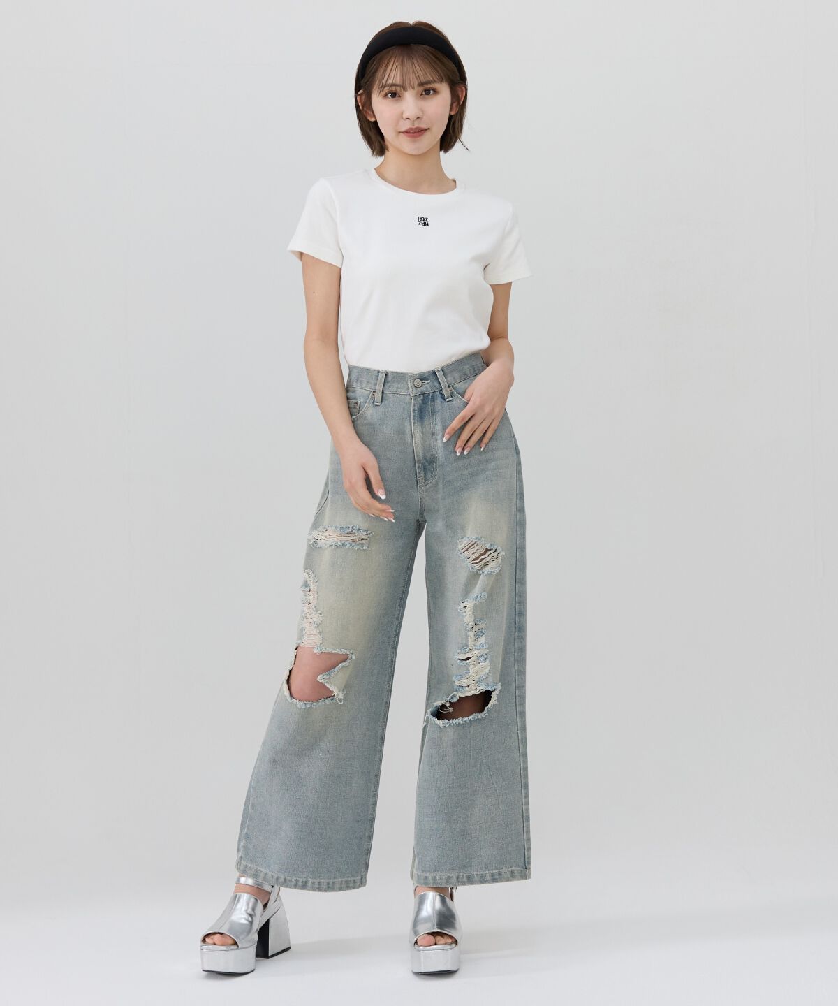 REDYAZEL「REDYAZEL刺繍Ｔシャツ」|Tシャツ・カットソー|