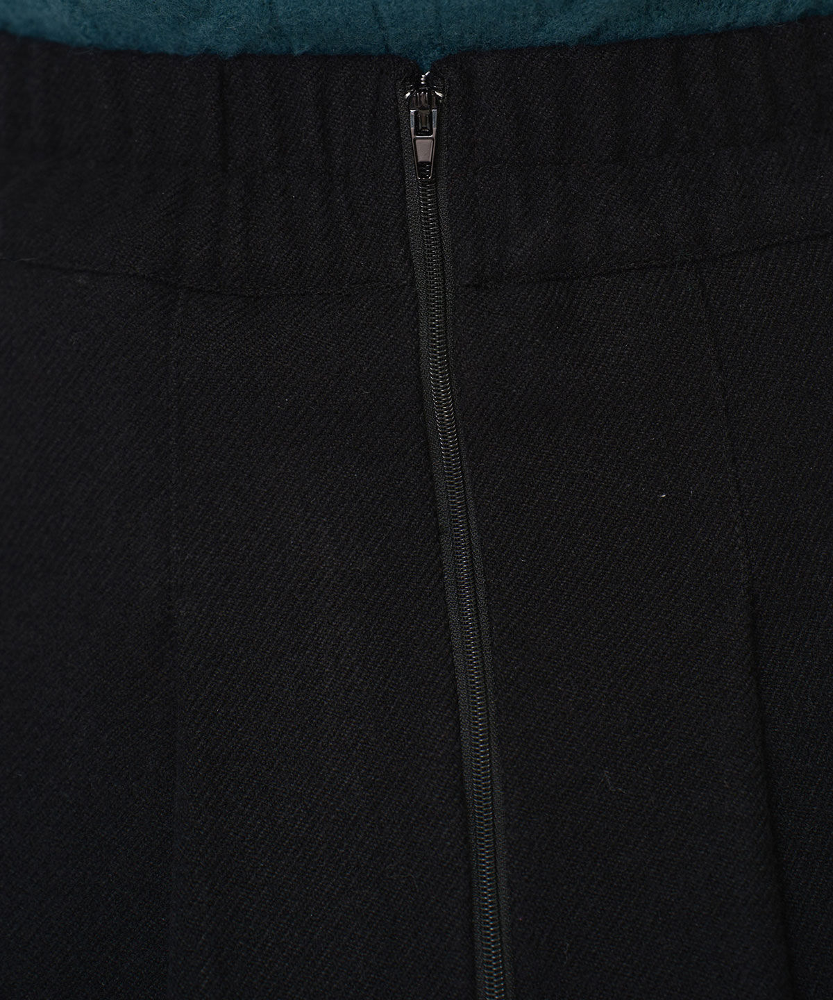 REDYAZEL「ファーチャームウールライクプリーツミニスカート」|フレア|