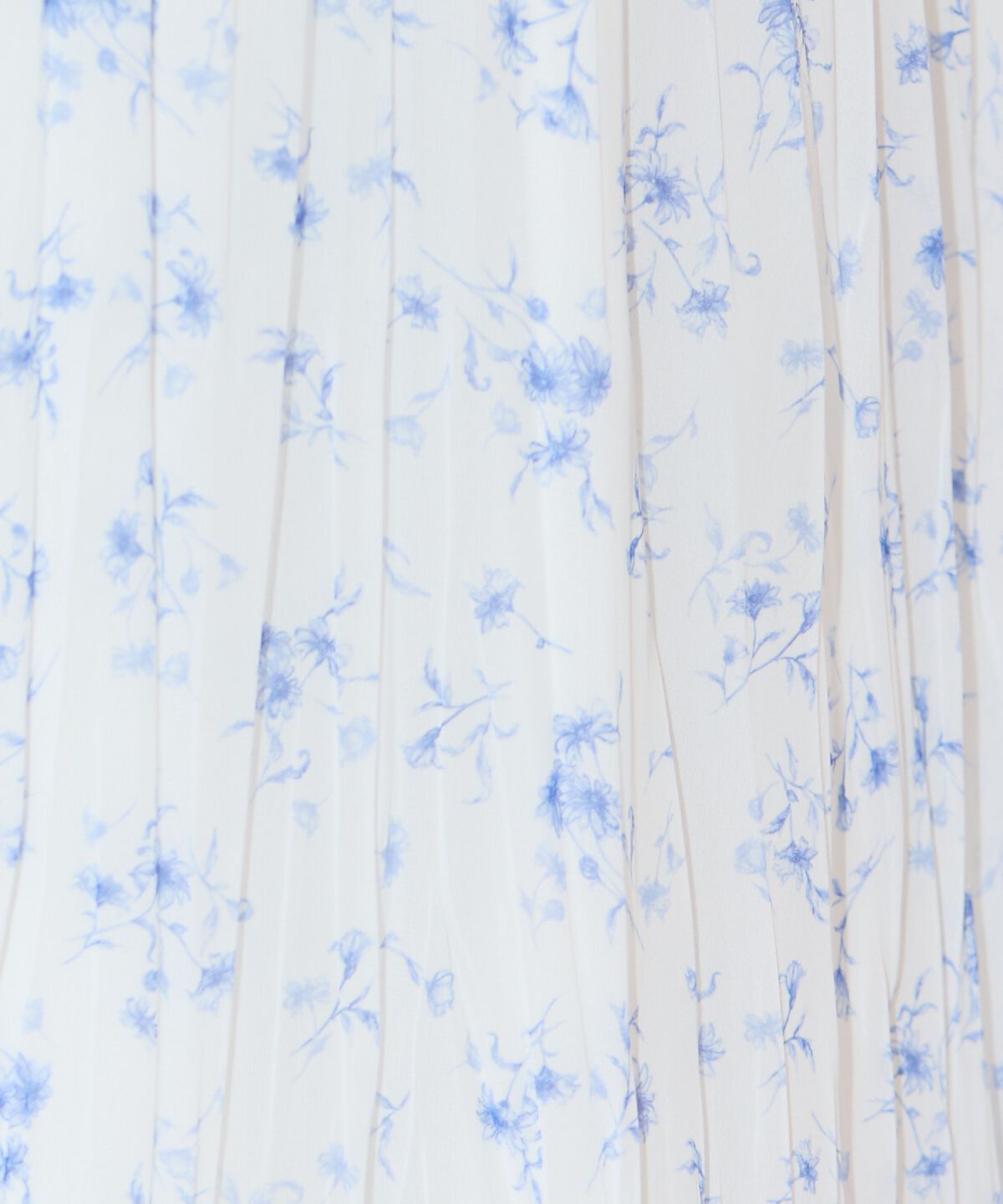 WILLSELECTION「ランダムプリーツフラワースカート」|フレア|