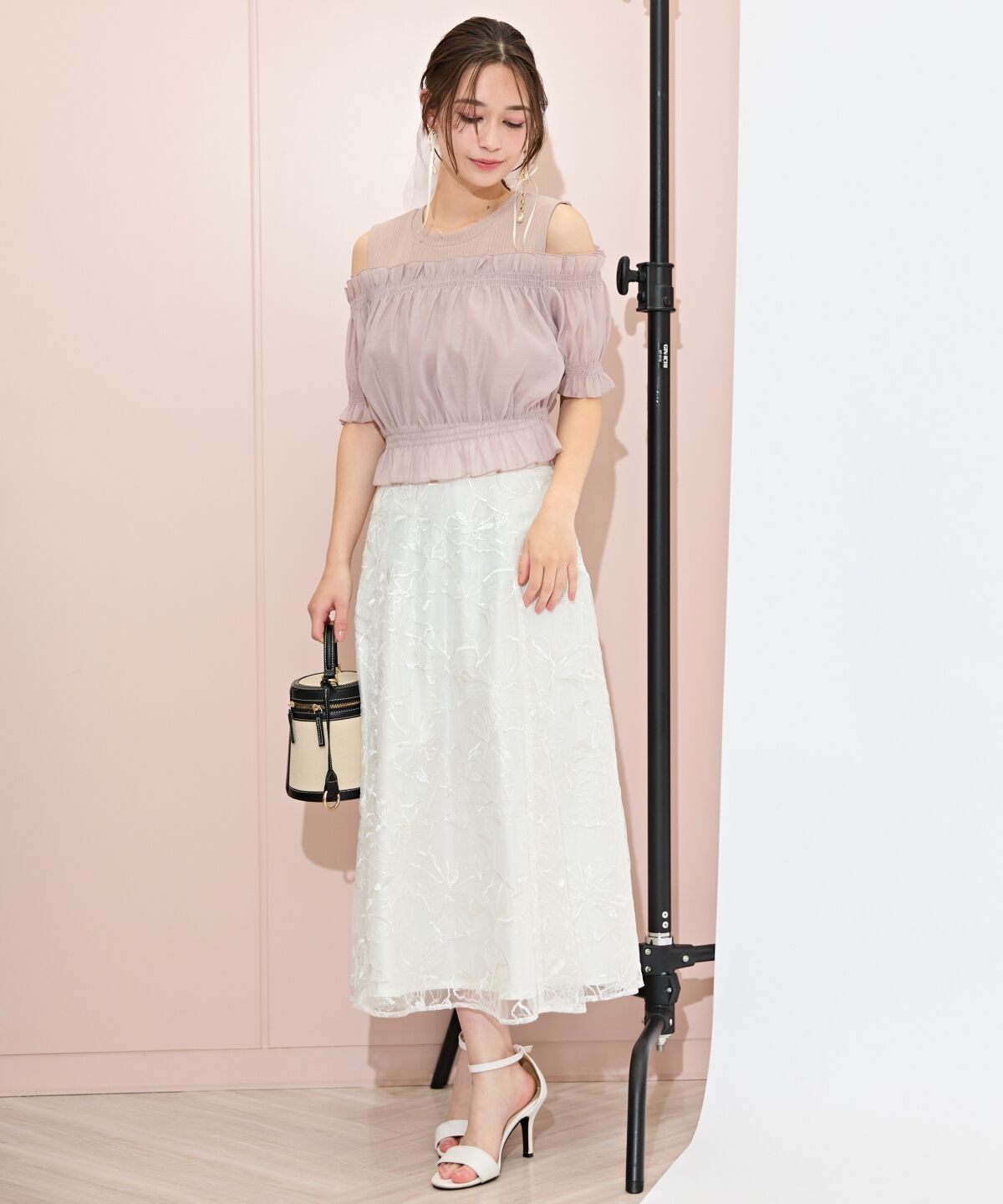 WILLSELECTION「レイヤード風オフショルカットトップス」|Tシャツ・カットソー|