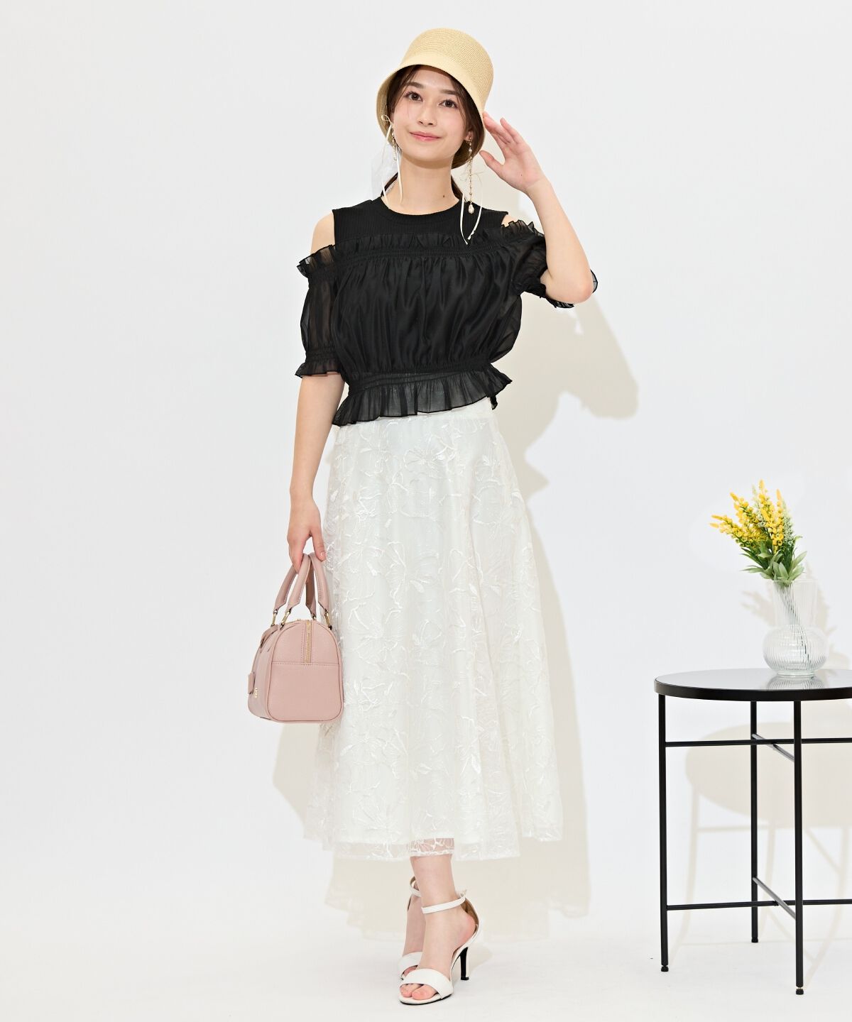 WILLSELECTION「レイヤード風オフショルカットトップス」|Tシャツ・カットソー|