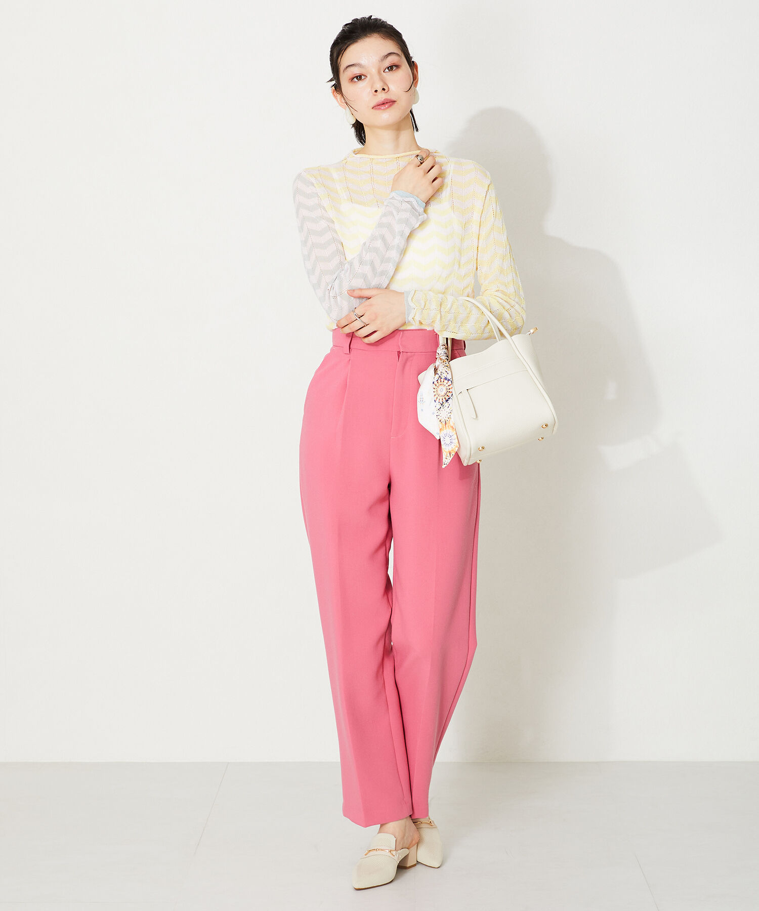 ORiental TRaffic「ローファーデザインニットミュール/45102」|パンプス|