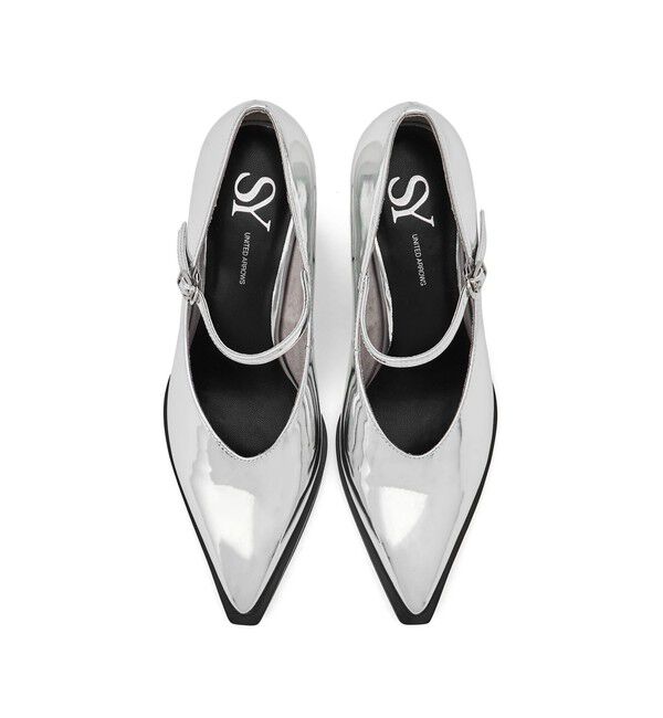 SY UNITED ARROWS「＜SY＞シェイプヒールストラップ パンプス50●&uarr;」|パンプス|