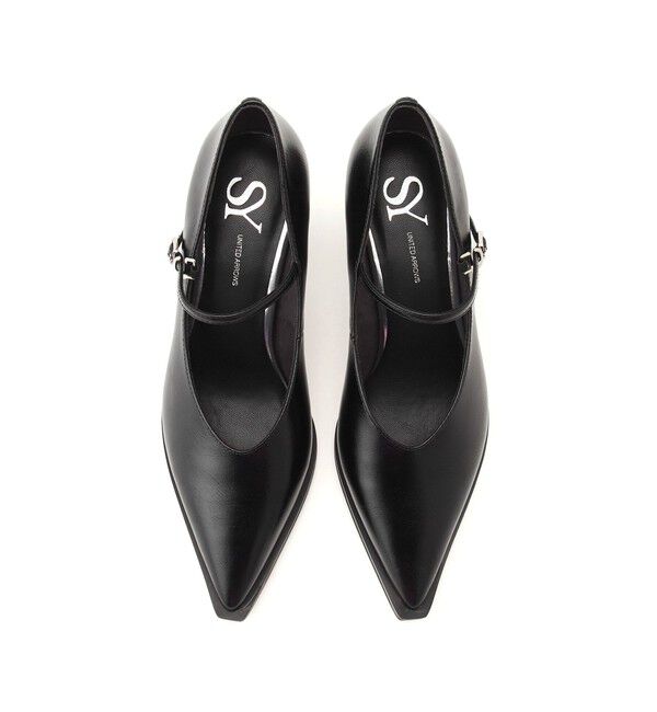 SY UNITED ARROWS「＜SY＞シェイプヒールストラップ パンプス50●&uarr;」|パンプス|
