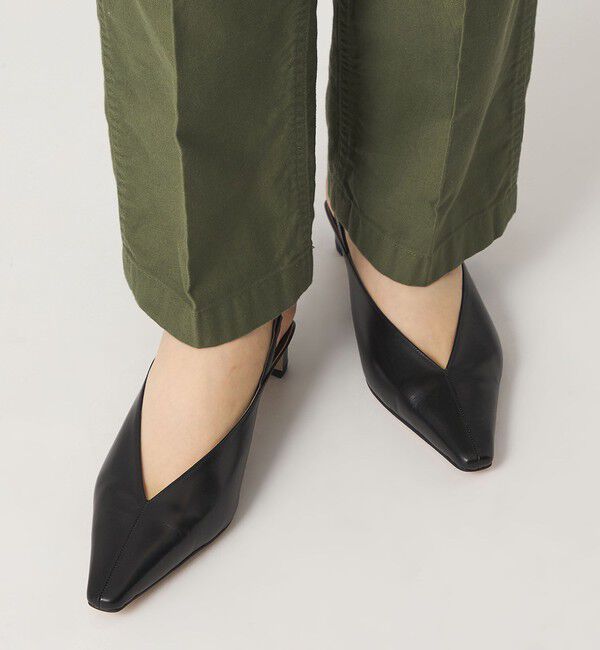 ODETTE E ODILE「センターシームバックベルト パンプス40&darr;&uarr;」|パンプス|