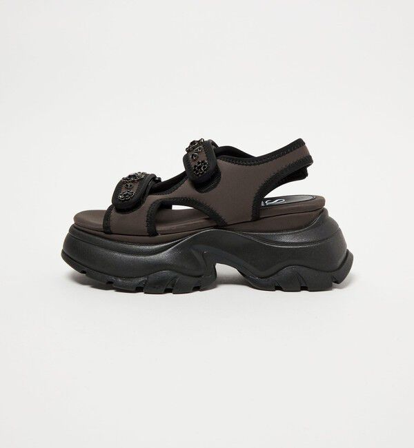 ODETTE E ODILE「＜SY＞ ネオプレーンビジュー サンダル75」|サンダル|DK.BROWN