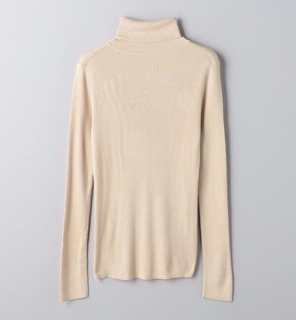 UNITED ARROWS「シルクリブ タートルネック ニット」|ニット・セーター|