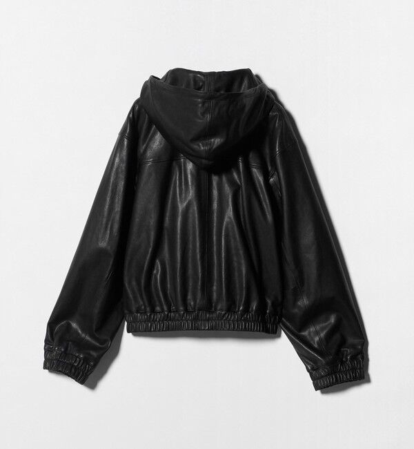 AEWEN MATOPH「＜AEWEN MATOPH＞フードラムレザーブルゾン ‐2WAY‐」|その他|