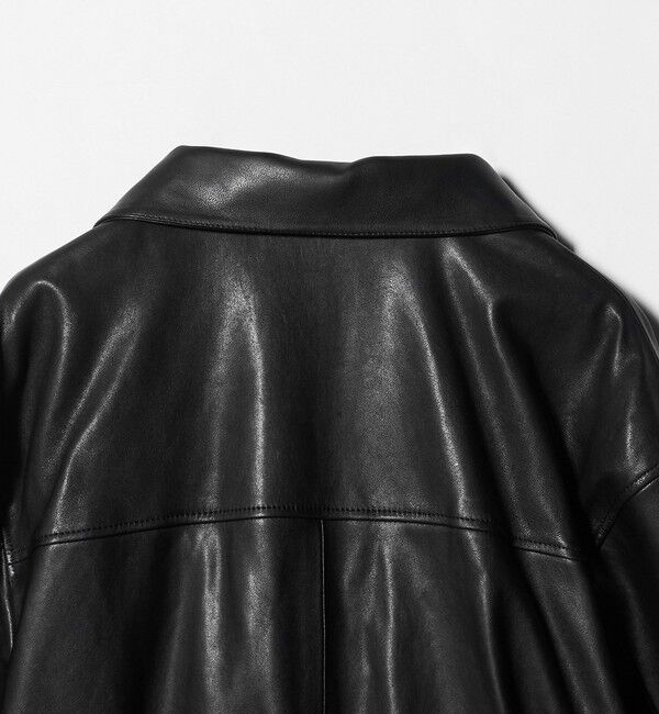 AEWEN MATOPH「＜AEWEN MATOPH＞フードラムレザーブルゾン ‐2WAY‐」|その他|