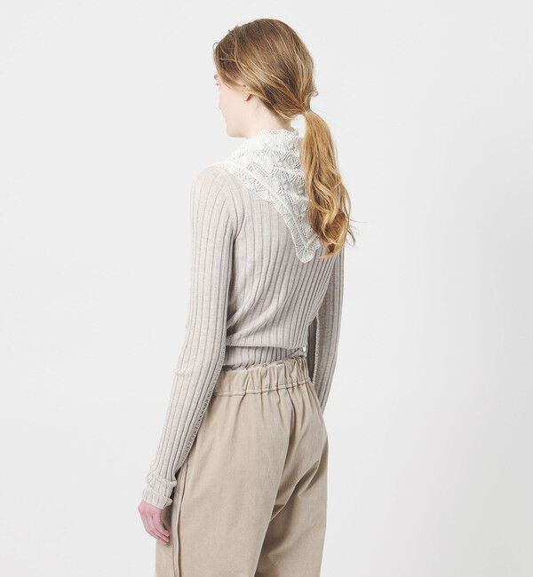 AEWEN MATOPH「＜AEWEN MATOPH＞ニットレーススカーフ」|マフラー|