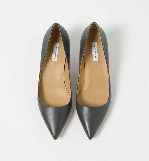 UNITED ARROWS「ポインテッド ソフト パンプス D.GRAY」|パンプス|