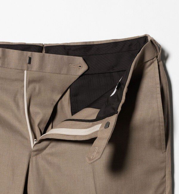 UNITED ARROWS「クールモーション ドビー サイドエクステンド ノープリーツスラックス COMFORT EASY‐MODEL　接触冷感　吸」|スラックス|