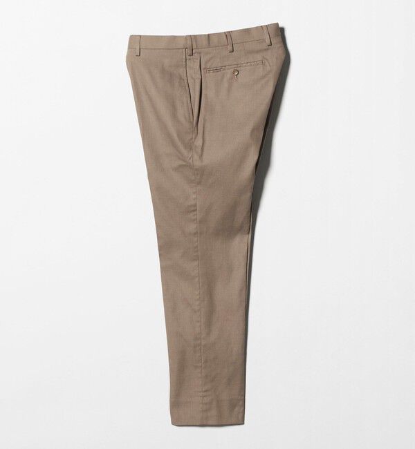 UNITED ARROWS「クールモーション ドビー サイドエクステンド ノープリーツスラックス COMFORT EASY‐MODEL　接触冷感　吸」|スラックス|