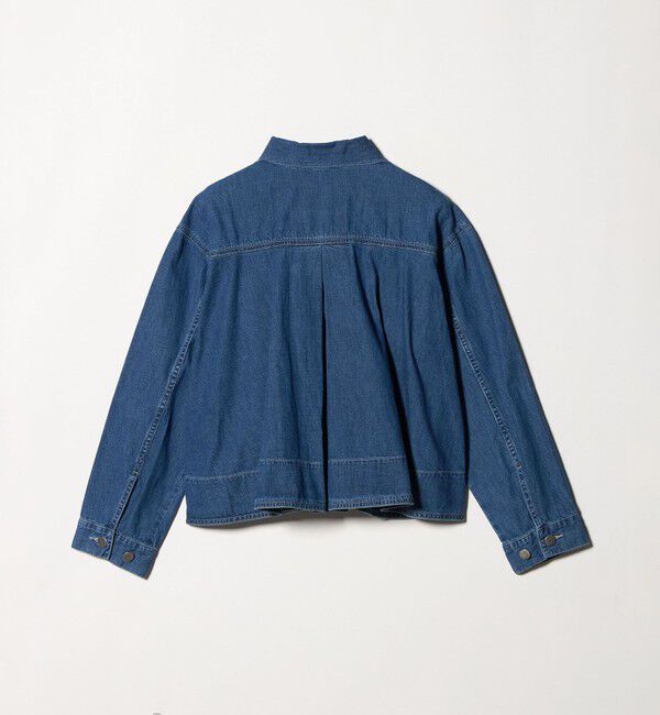 UNITED ARROWS「ステッチ フレア デニムジャケット」|デニムジャケット|