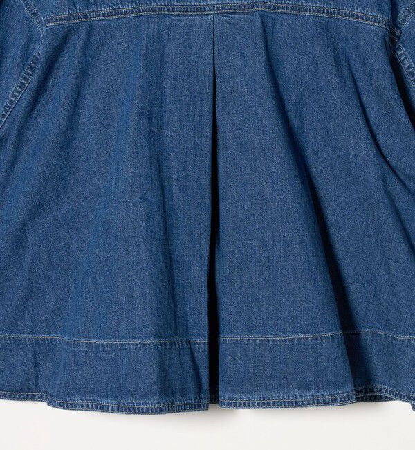 UNITED ARROWS「ステッチ フレア デニムジャケット」|デニムジャケット|