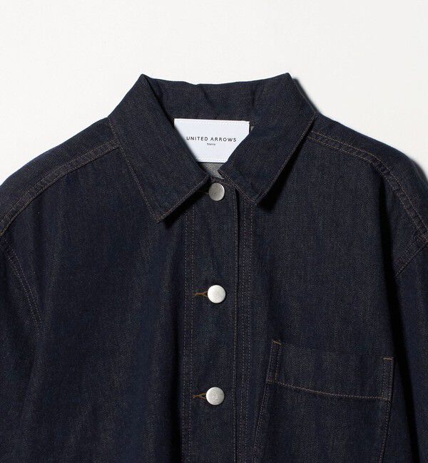 UNITED ARROWS「ステッチ フレア デニムジャケット」|デニムジャケット|