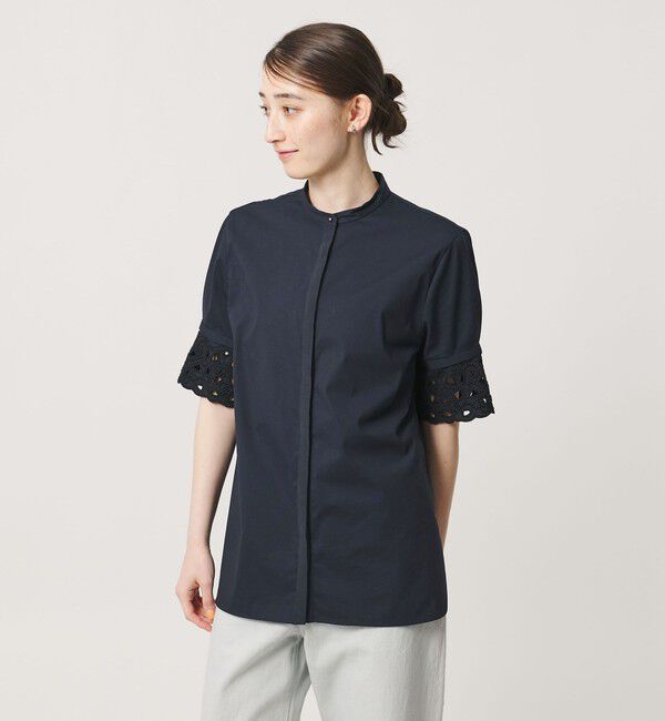 UNITED ARROWS「エンブロイダリー シャツ ブラウス 4WAY」|シャツ・ブラウス|