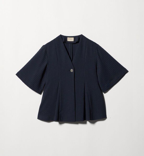 UNITED ARROWS「Spiree ストライプ ブラウス ‐ウォッシャブル‐」|シャツ・ブラウス|