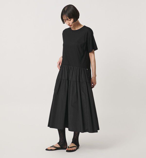 UNITED ARROWS「カット コンビ ドッキング ワンピース」|ワンピース|