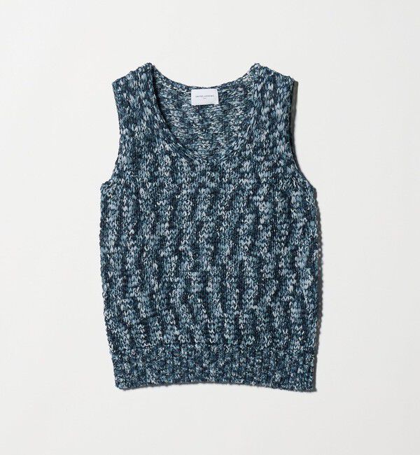 UNITED ARROWS「カラーミックス ニット ベスト」|ベスト・ジレ|NAVY